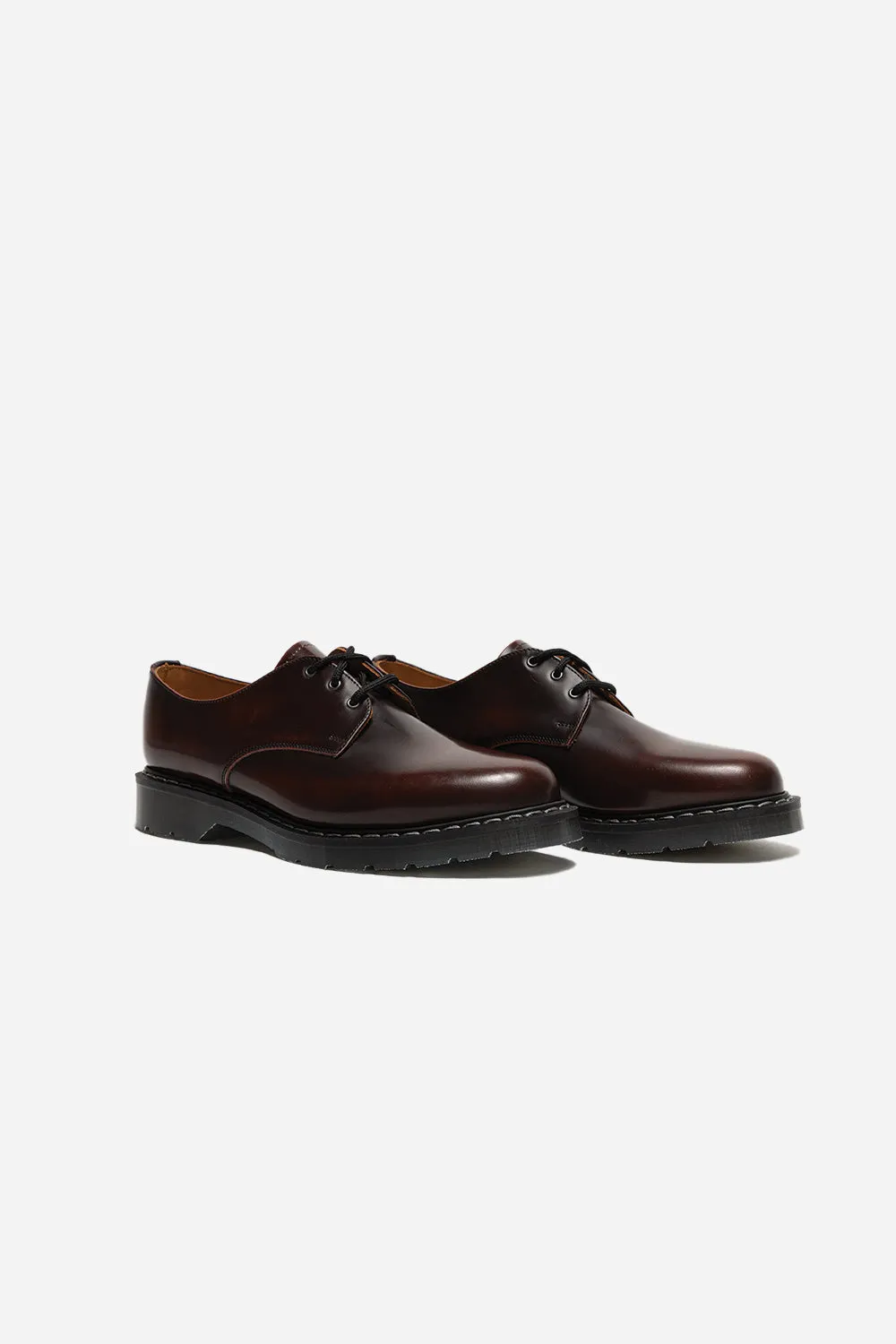 3 Eye Gibson Shoe - Burgundy Rub-Off