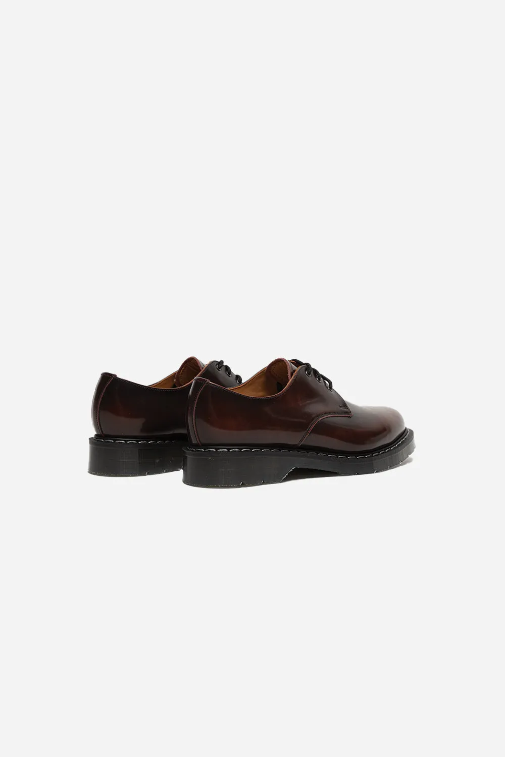 3 Eye Gibson Shoe - Burgundy Rub-Off