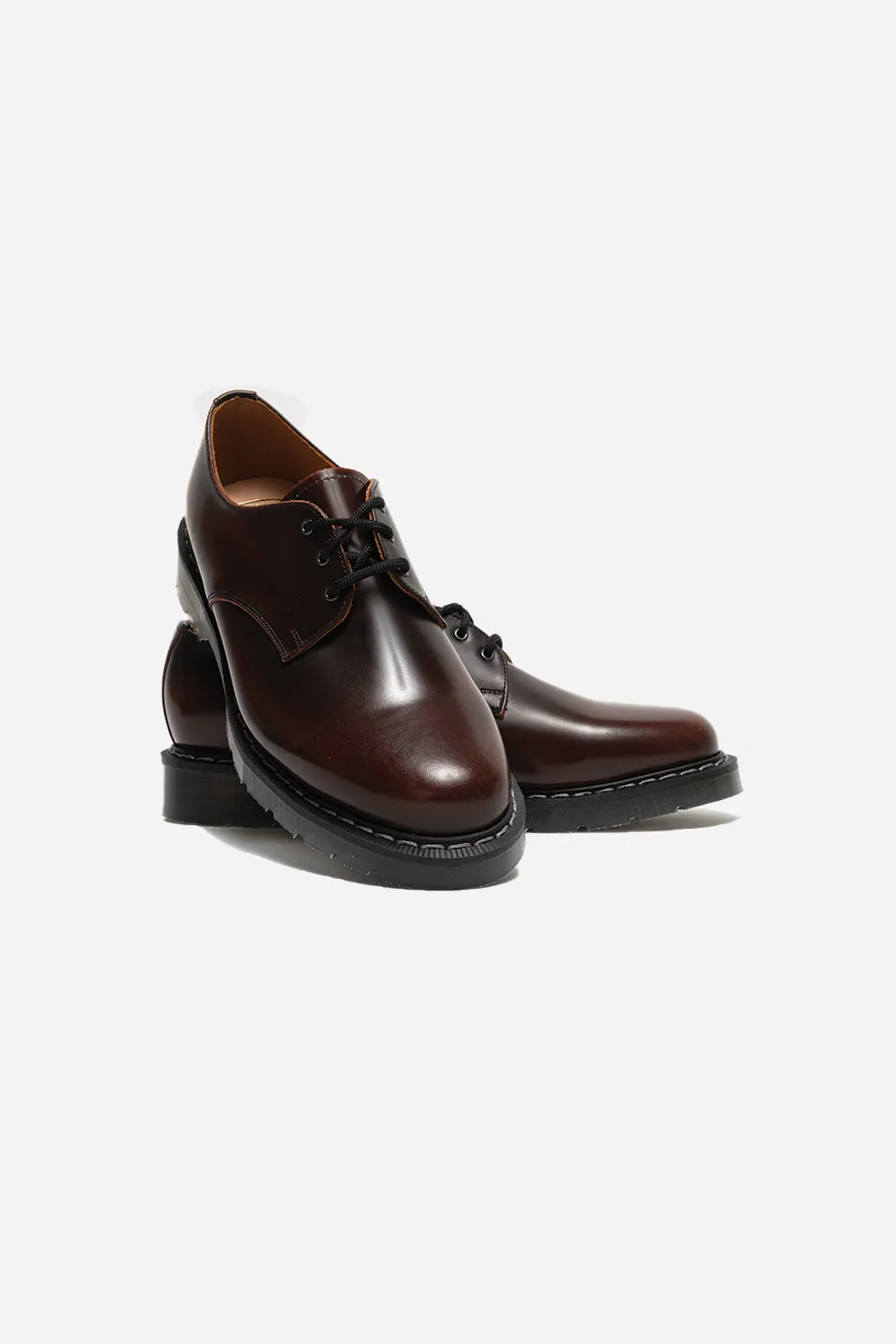 3 Eye Gibson Shoe - Burgundy Rub-Off