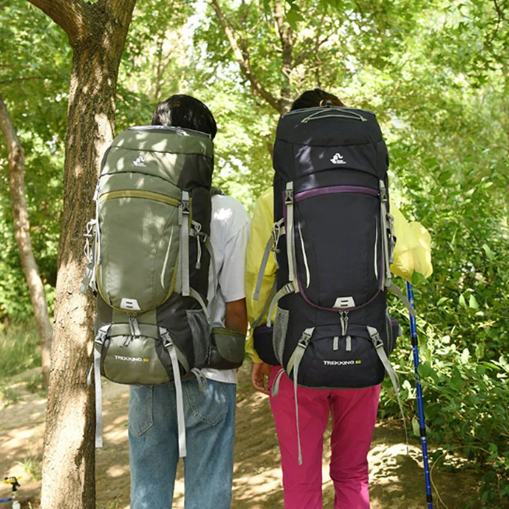 60l Hiking Mountaineering Backpack for Men
