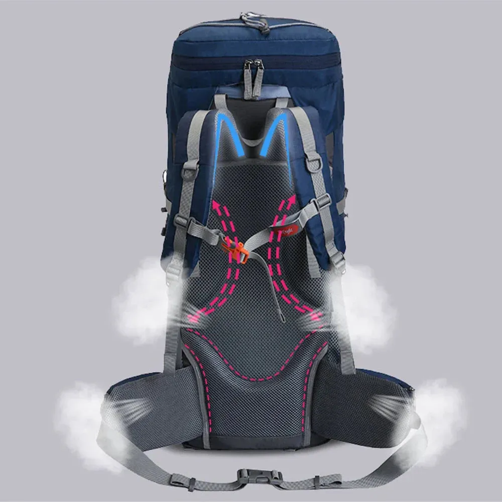 60l Hiking Mountaineering Backpack for Men