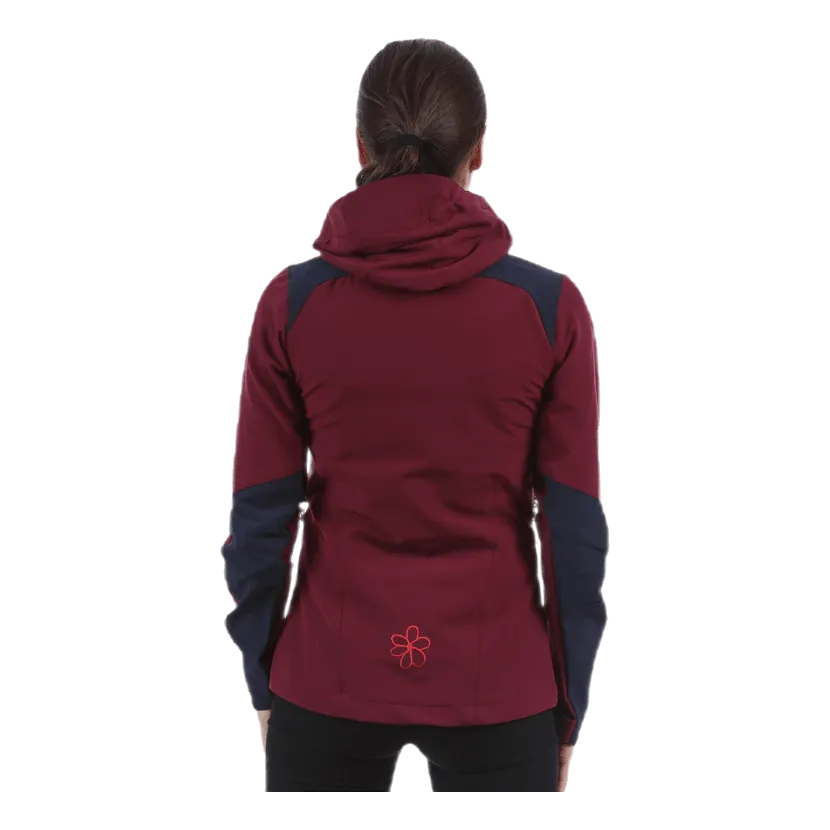 Cecilie Mountaineering Jacket Grey/Red