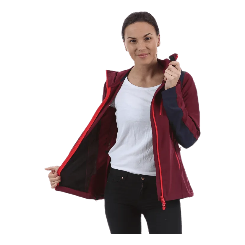 Cecilie Mountaineering Jacket Grey/Red