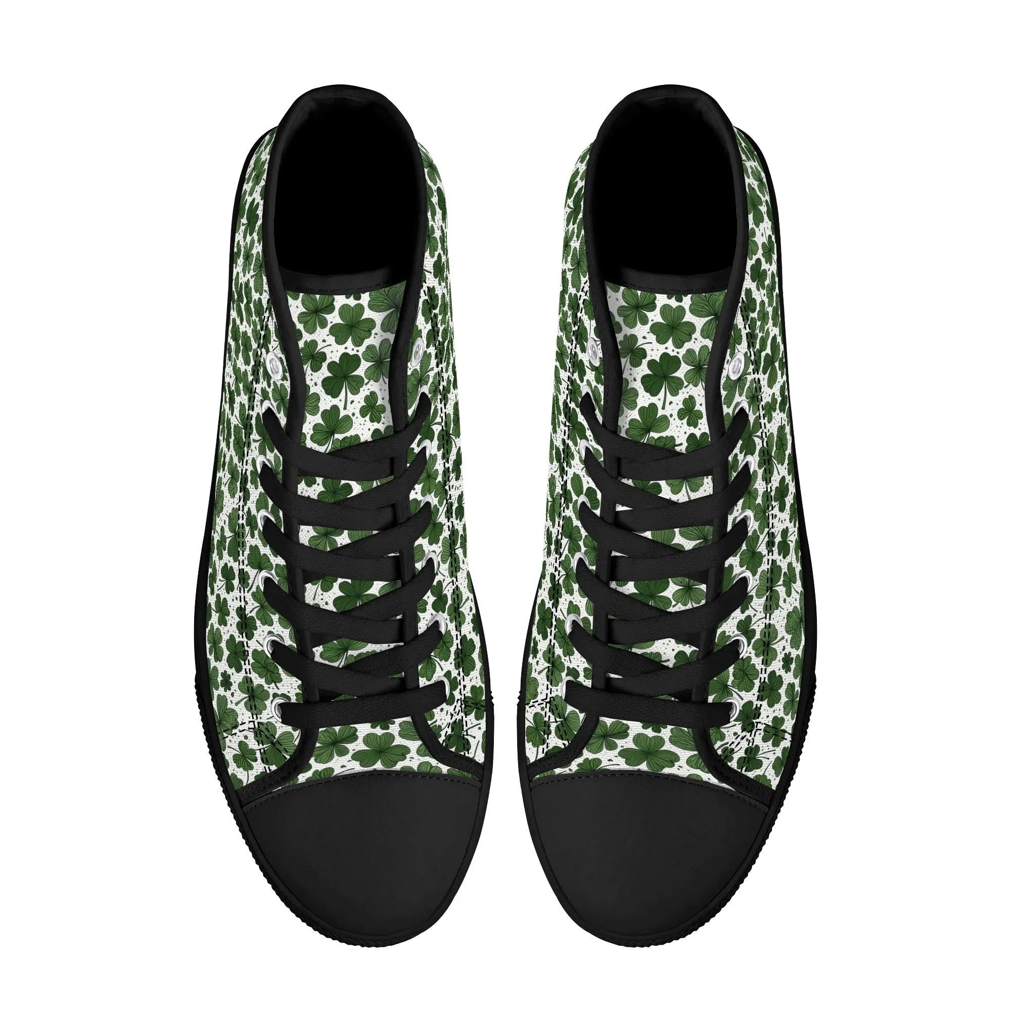 Clovers Womens High Top Canvas Shoes