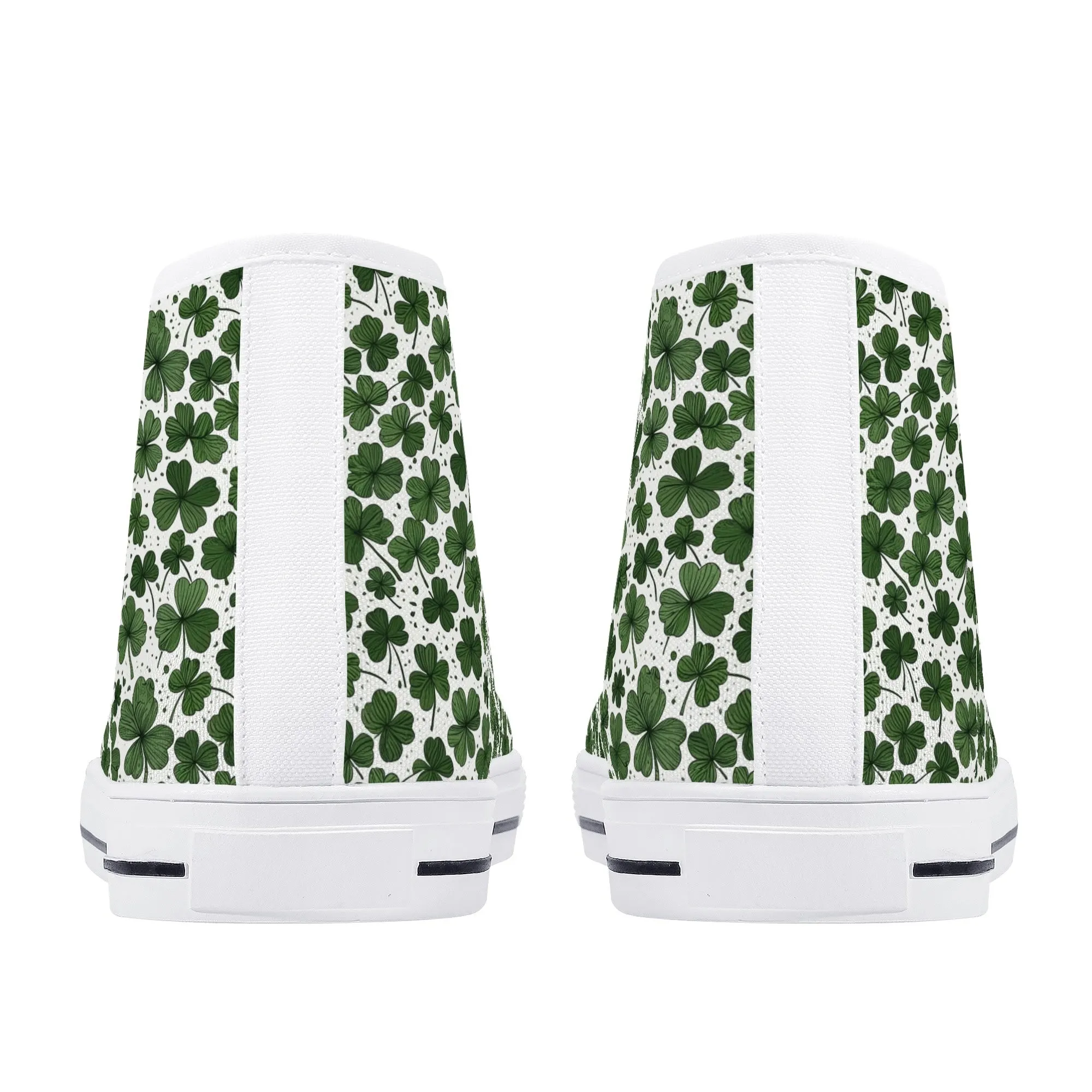 Clovers Womens High Top Canvas Shoes