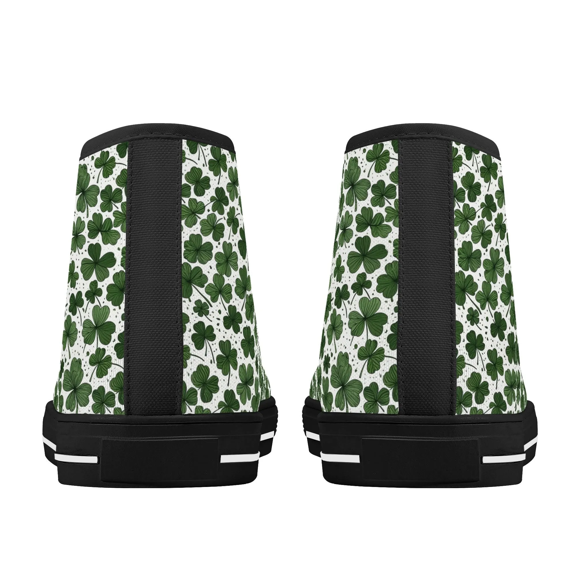 Clovers Womens High Top Canvas Shoes