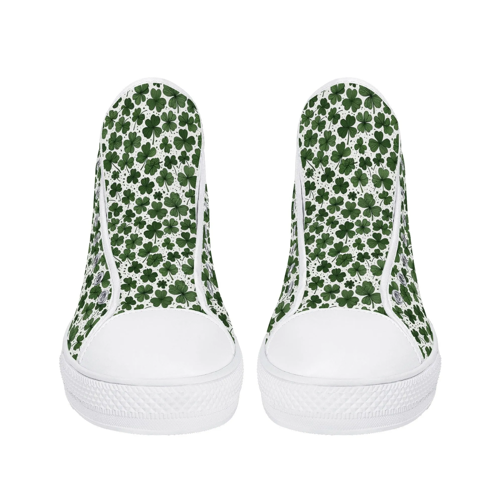 Clovers Womens High Top Canvas Shoes
