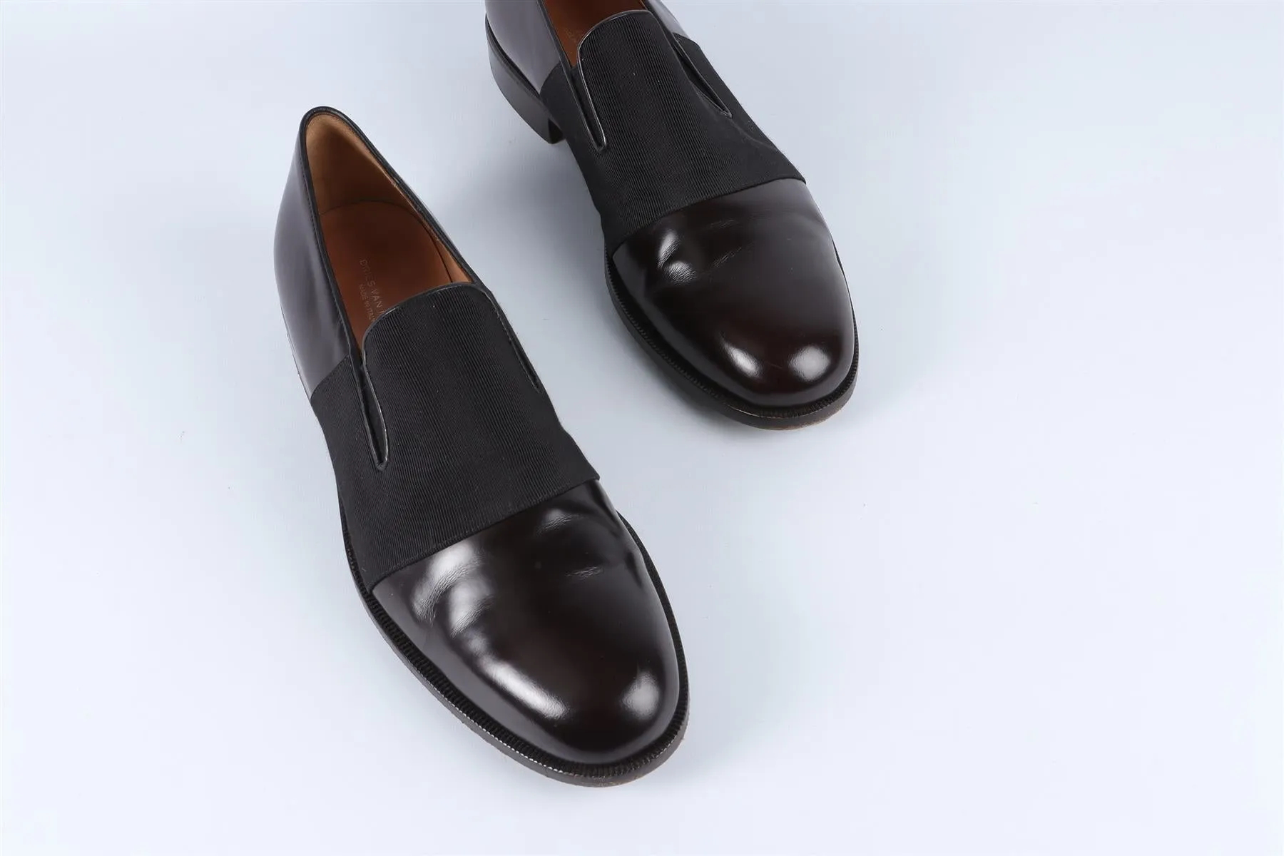 DRIES VAN NOTEN BROWN MEN'S LEATHER LOAFERS EU 43 UK 9 US 10