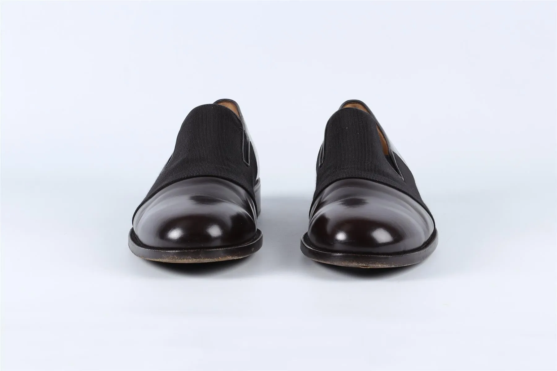 DRIES VAN NOTEN BROWN MEN'S LEATHER LOAFERS EU 43 UK 9 US 10