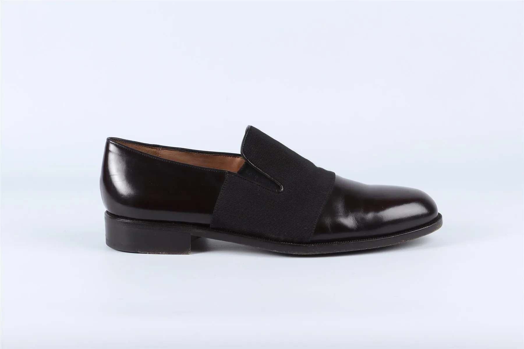 DRIES VAN NOTEN BROWN MEN'S LEATHER LOAFERS EU 43 UK 9 US 10