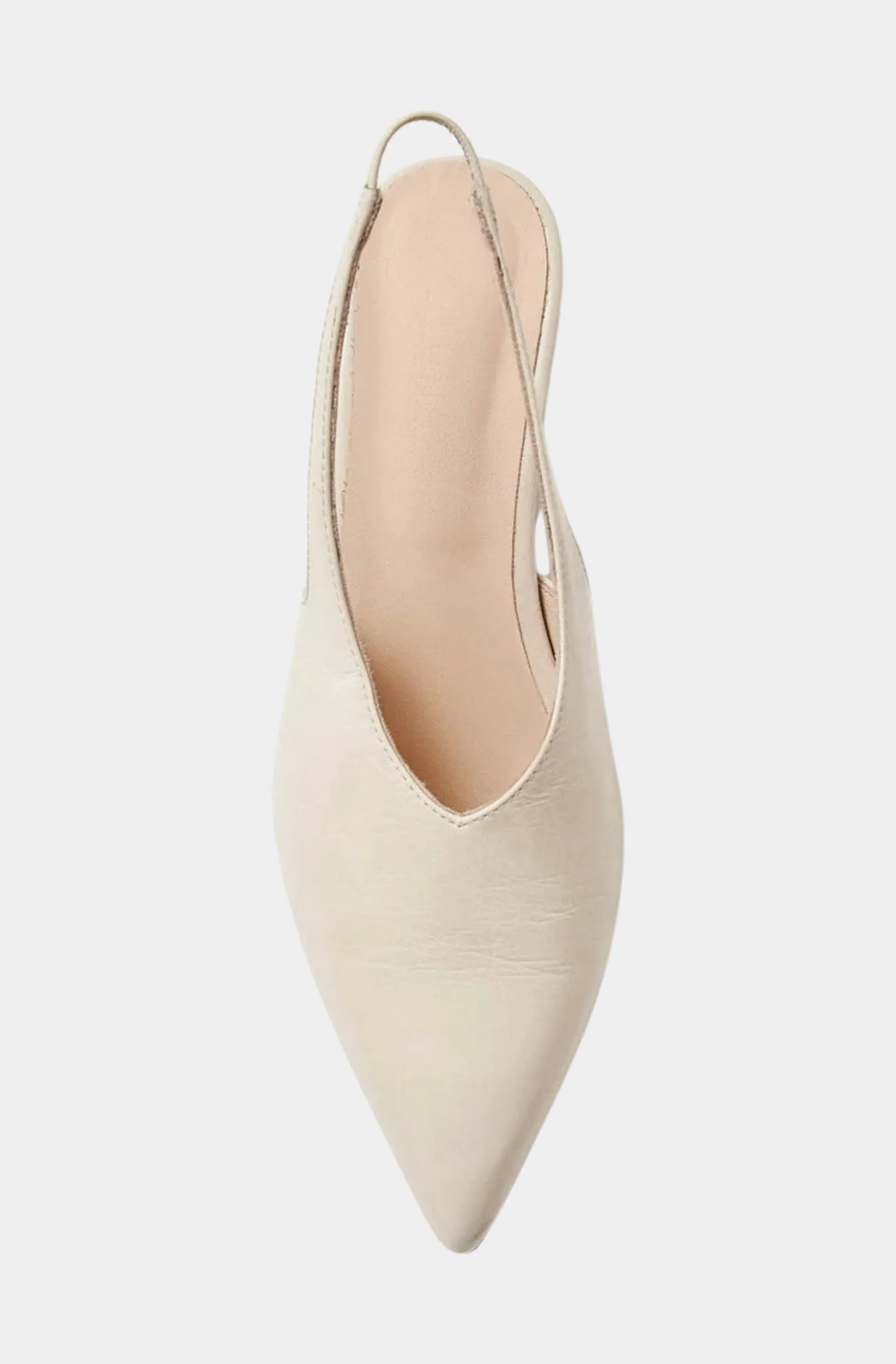 Eros Cream Leather Mules