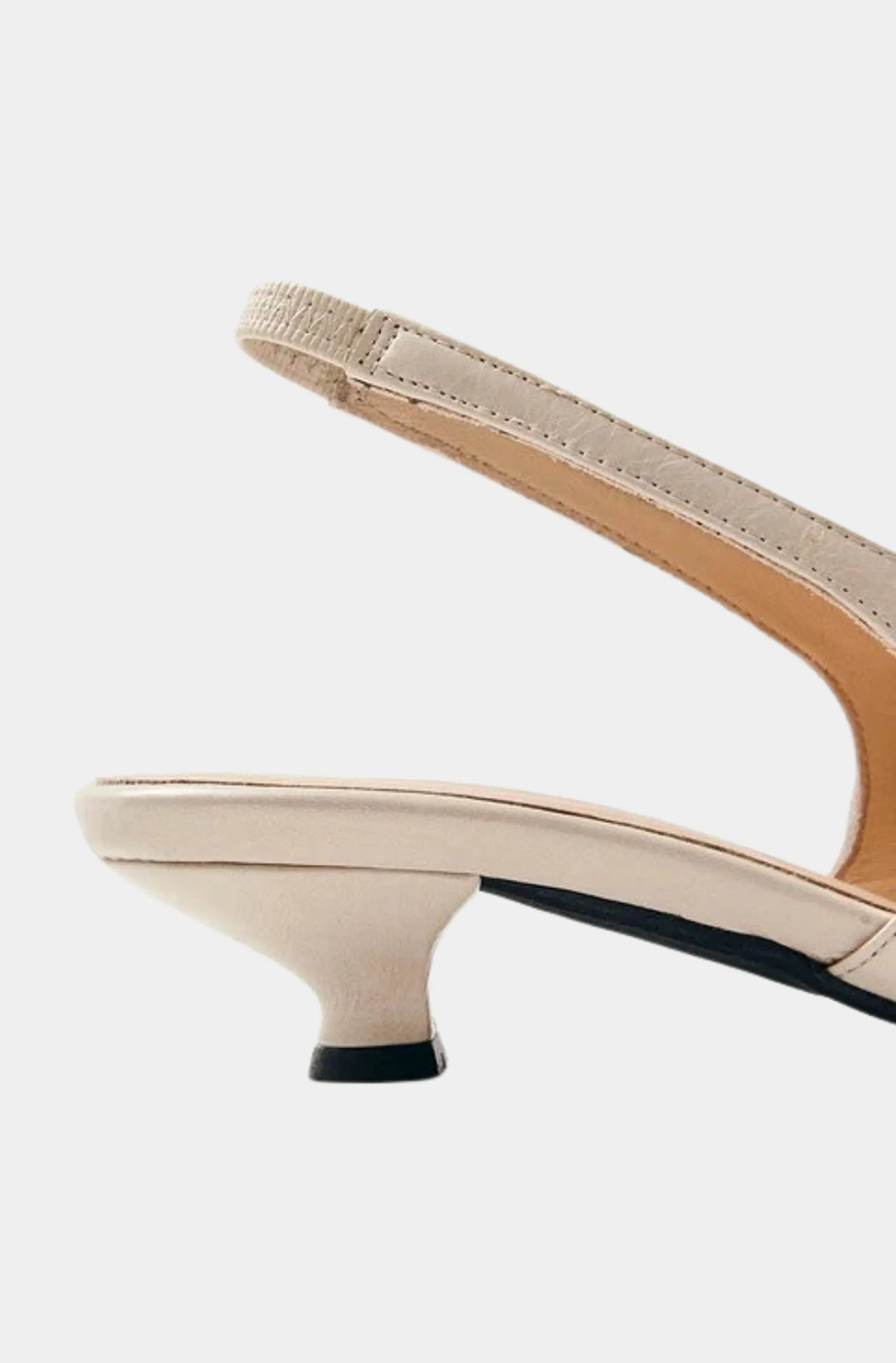 Eros Cream Leather Mules