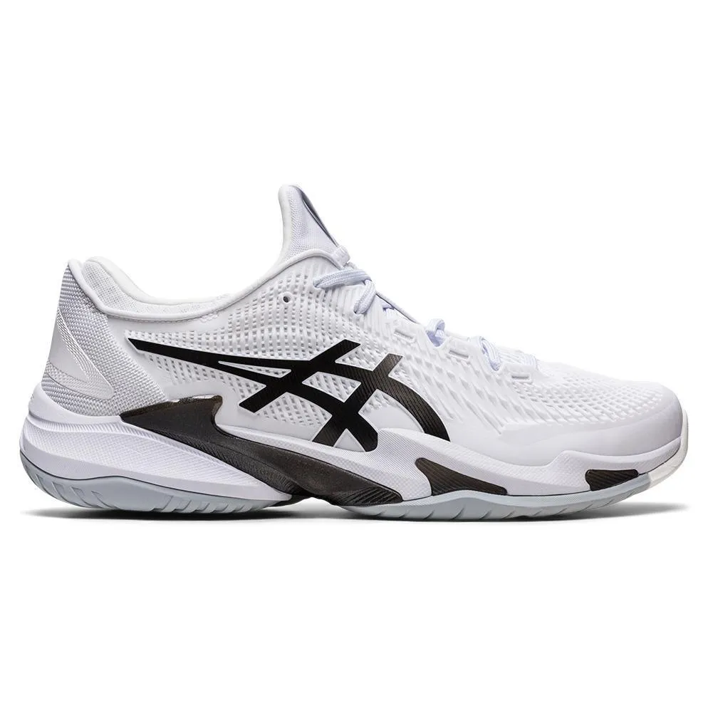 Men`s Court FF 3 Tennis Shoes White and Black