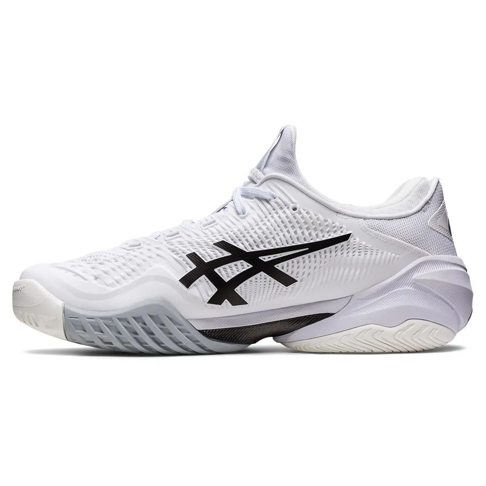 Men`s Court FF 3 Tennis Shoes White and Black