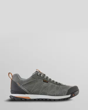Men's Oboz Bozeman Wide Low Leather Shoes - Charcoal