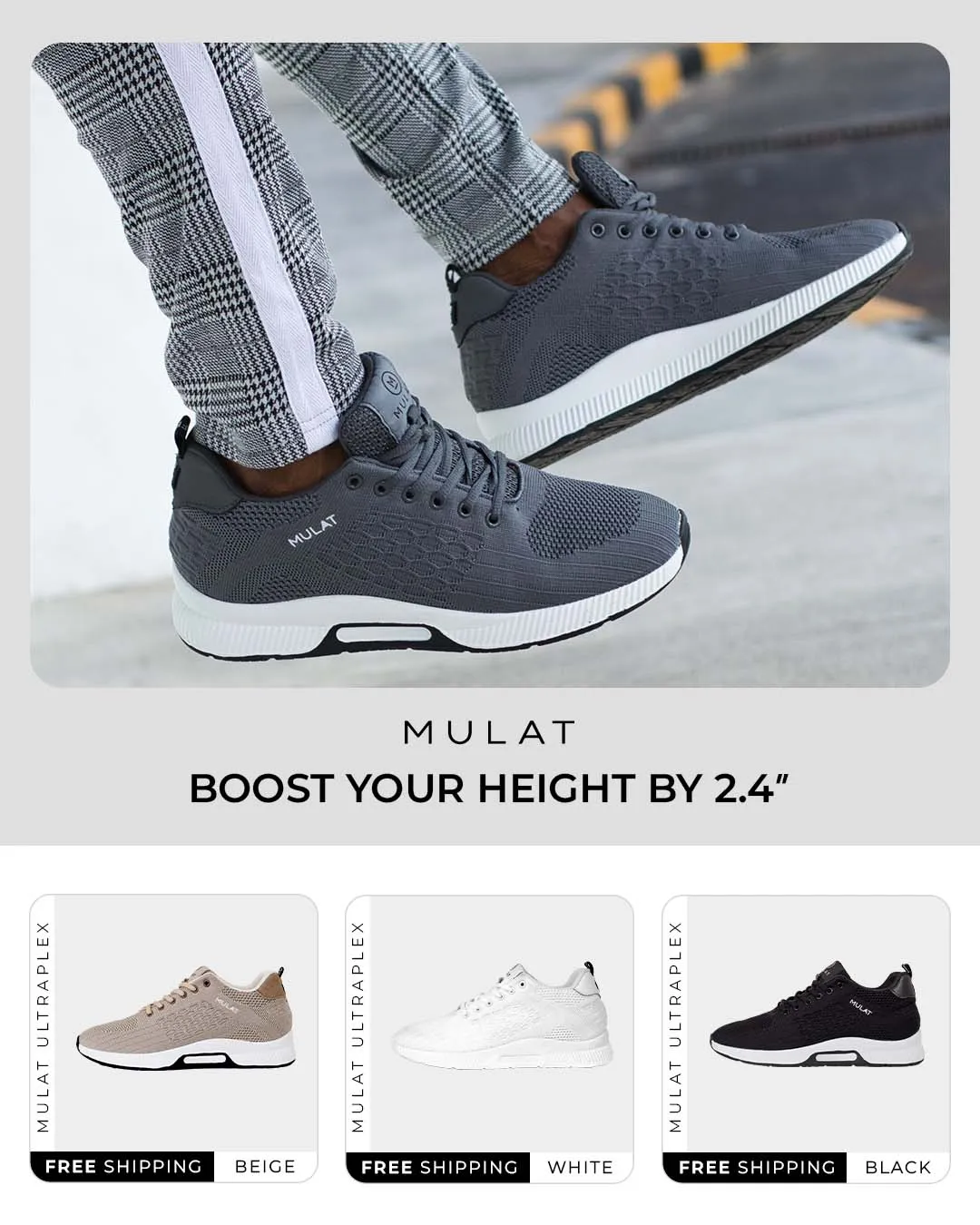 Mulat Ultraplex Sneakers Nardo Grey