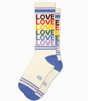 Retro Crew Socks | Gumball Poodle | Vintage Rainbow Love | Pre Order