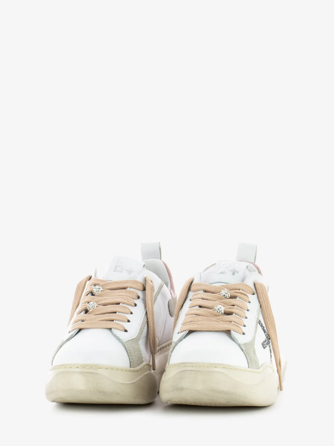 Sneakers Giada white / rose / perla
