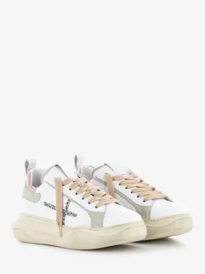 Sneakers Giada white / rose / perla