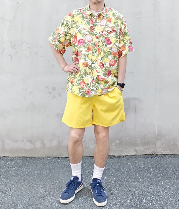 White Mountaineering/FRUIT PATTERN HALF SLEEVES SHIRT (MULTI)