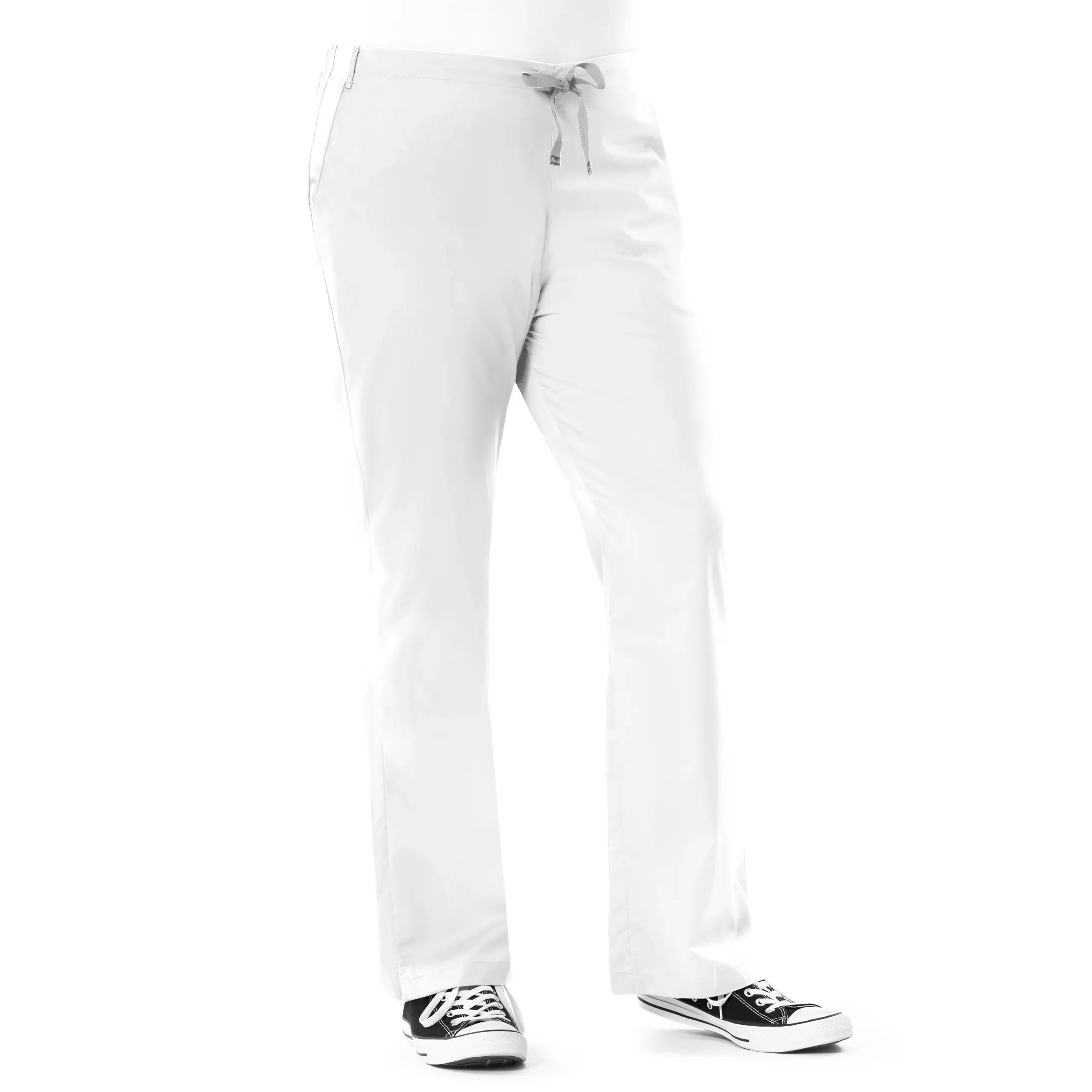 Wink Women's Flare Leg Scrub Pant - White