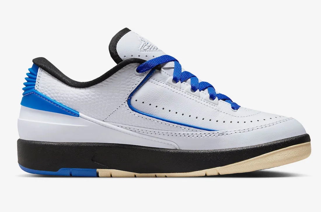 Women's Air Jordan 2 Retro Low White Varsity Royal DX4401-104